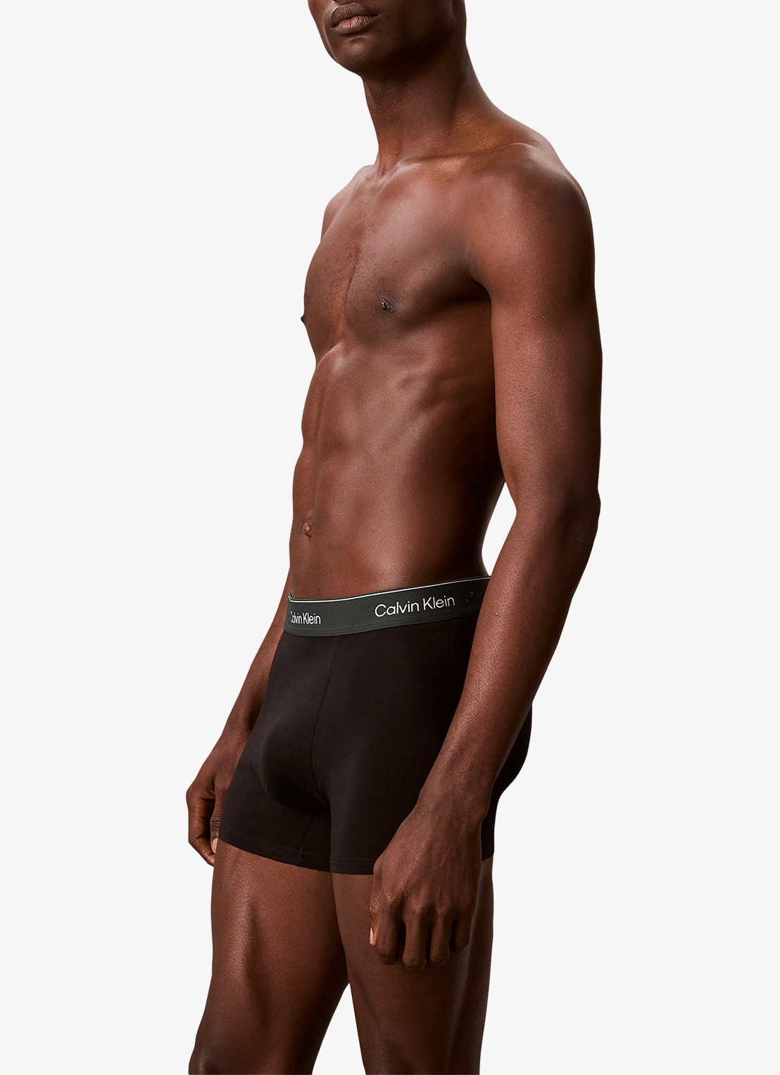 Calvin Klein Boxerslips met logoband in 3-pack - detail 3 zwart