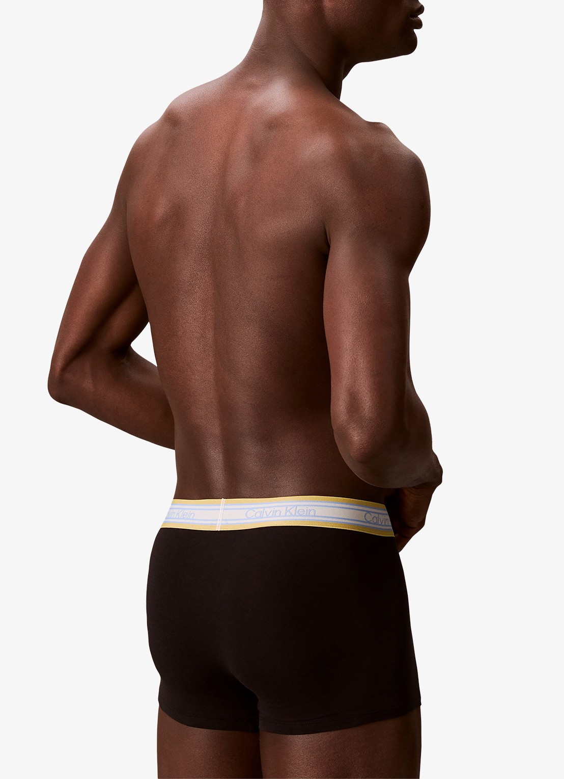 Calvin Klein Boxerslips met logoband in 3-pack - achterkant beige
