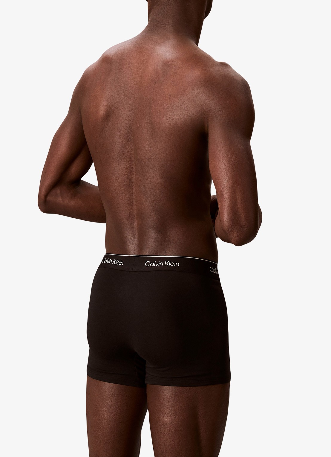 Calvin Klein Boxerslips met logoband in 3-pack - achterkant blauw