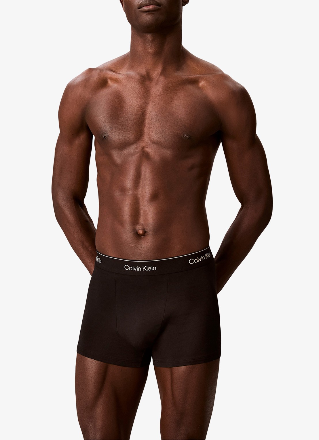 Calvin Klein Boxerslips met logoband in 3-pack - detail 4 blauw