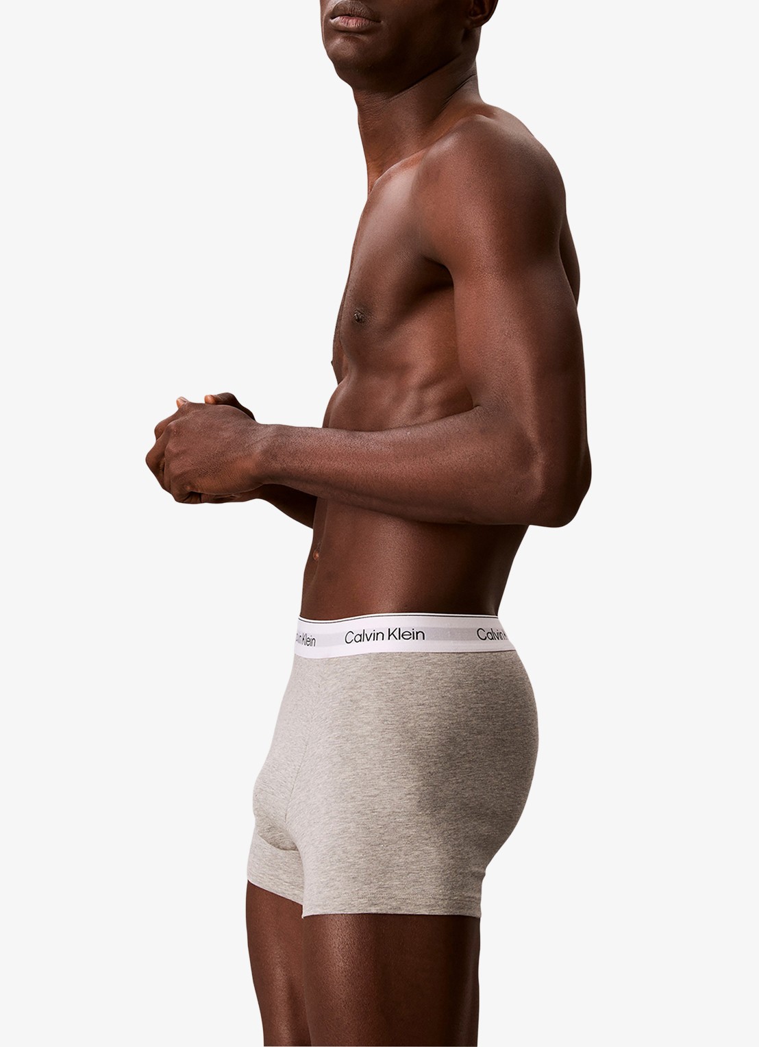 Calvin Klein Boxerslips met logoband in 3-pack - detail 3 paars