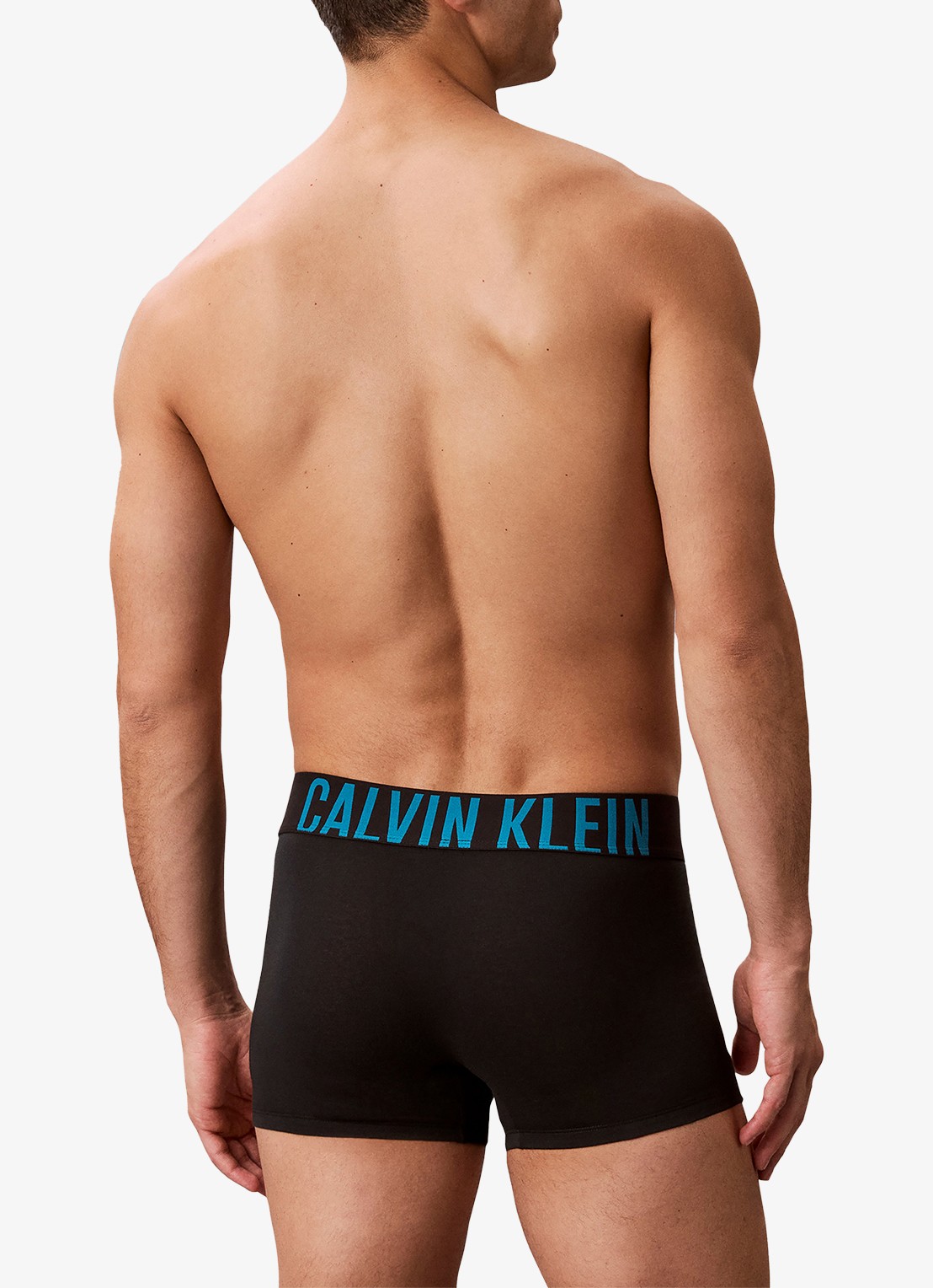 Calvin Klein Boxerslips met logoband in 3-pack - achterkant multicolor
