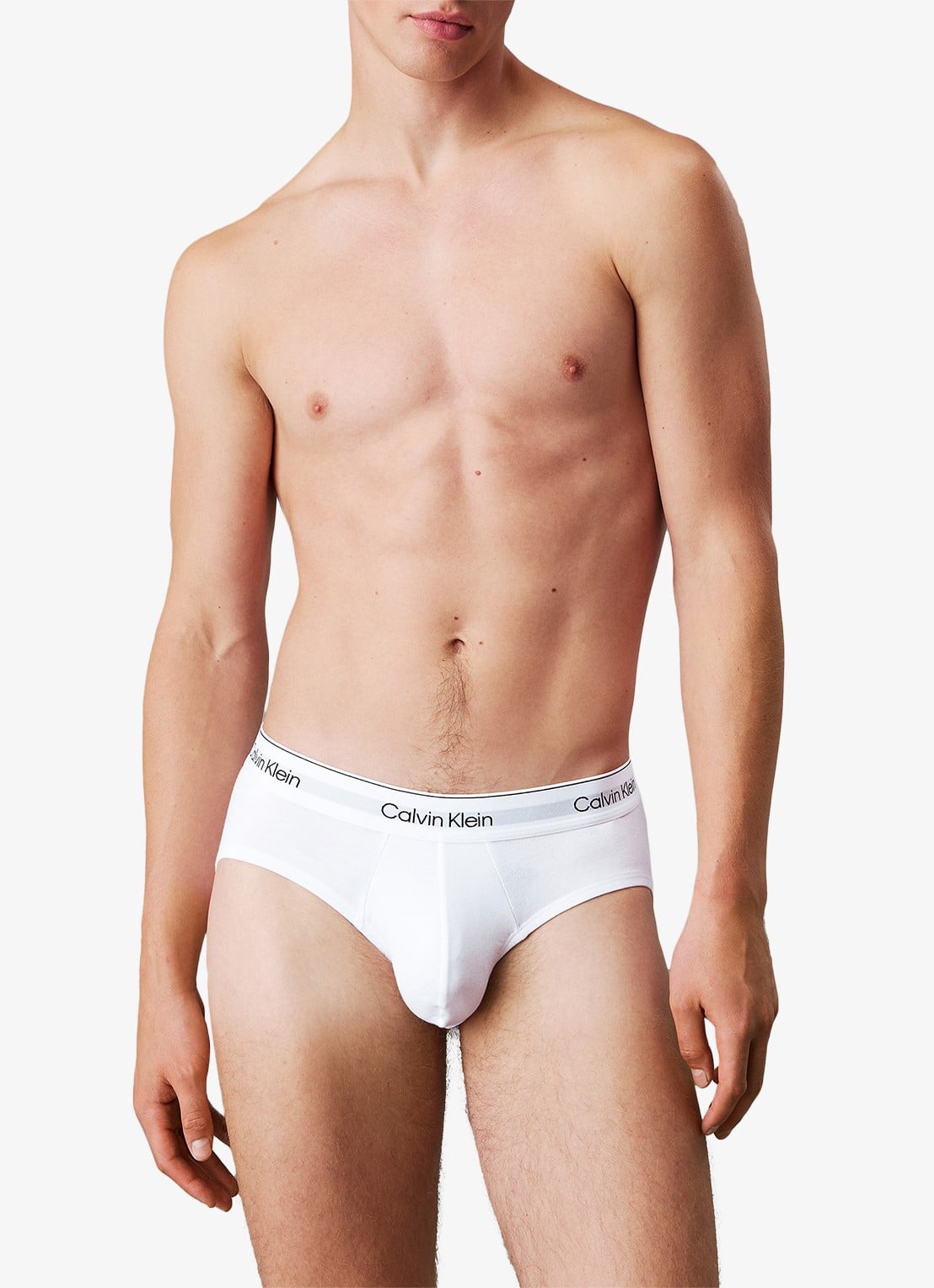 Calvin Klein Boxerslips met logoband in 3-pack - detail 4 wit