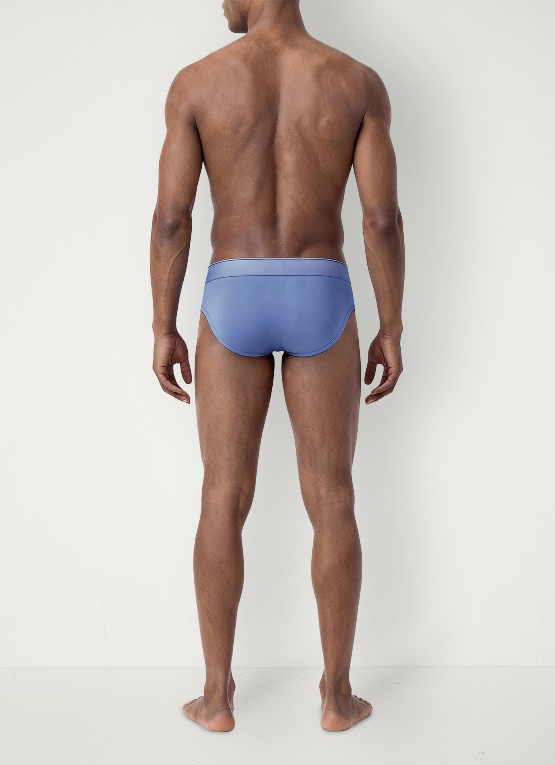 Calvin Klein Boxerslips met logoband in 3-pack - achterkant blauw