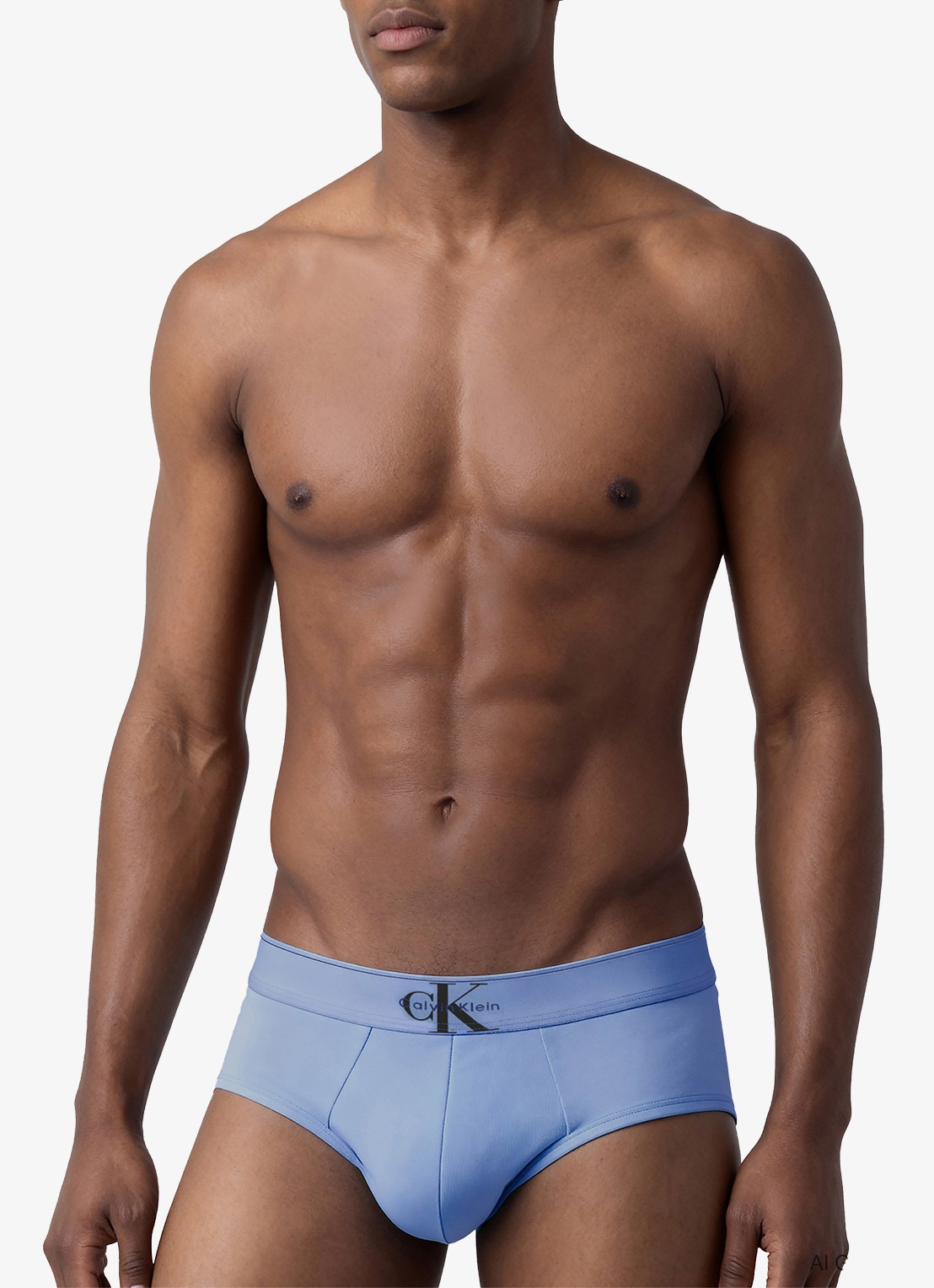 Calvin Klein Boxerslips met logoband in 3-pack - detail 4 blauw