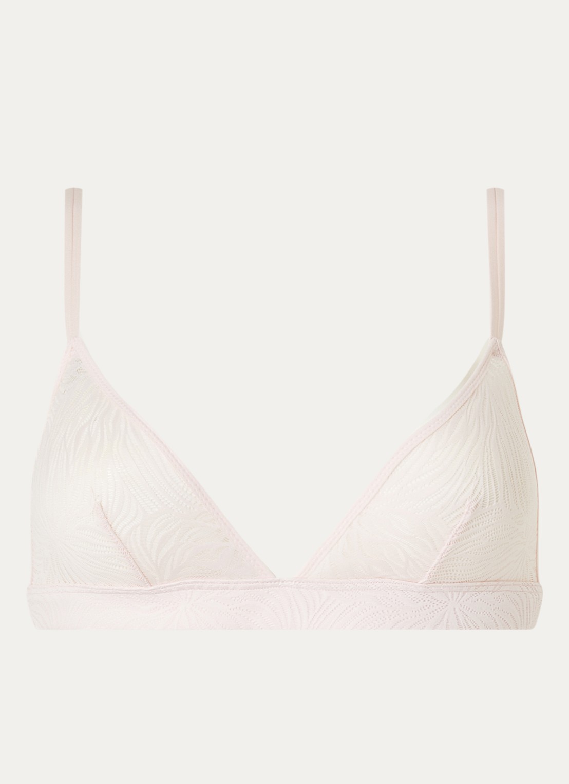 Calvin Klein Bralette van kant - voorkant 5 lichtroze