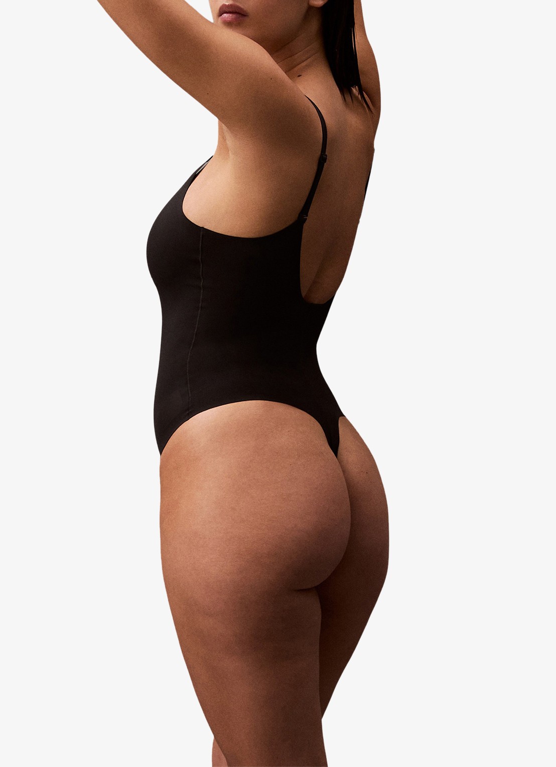 Calvin Klein Corrigerende string body - achterkant 8 zwart