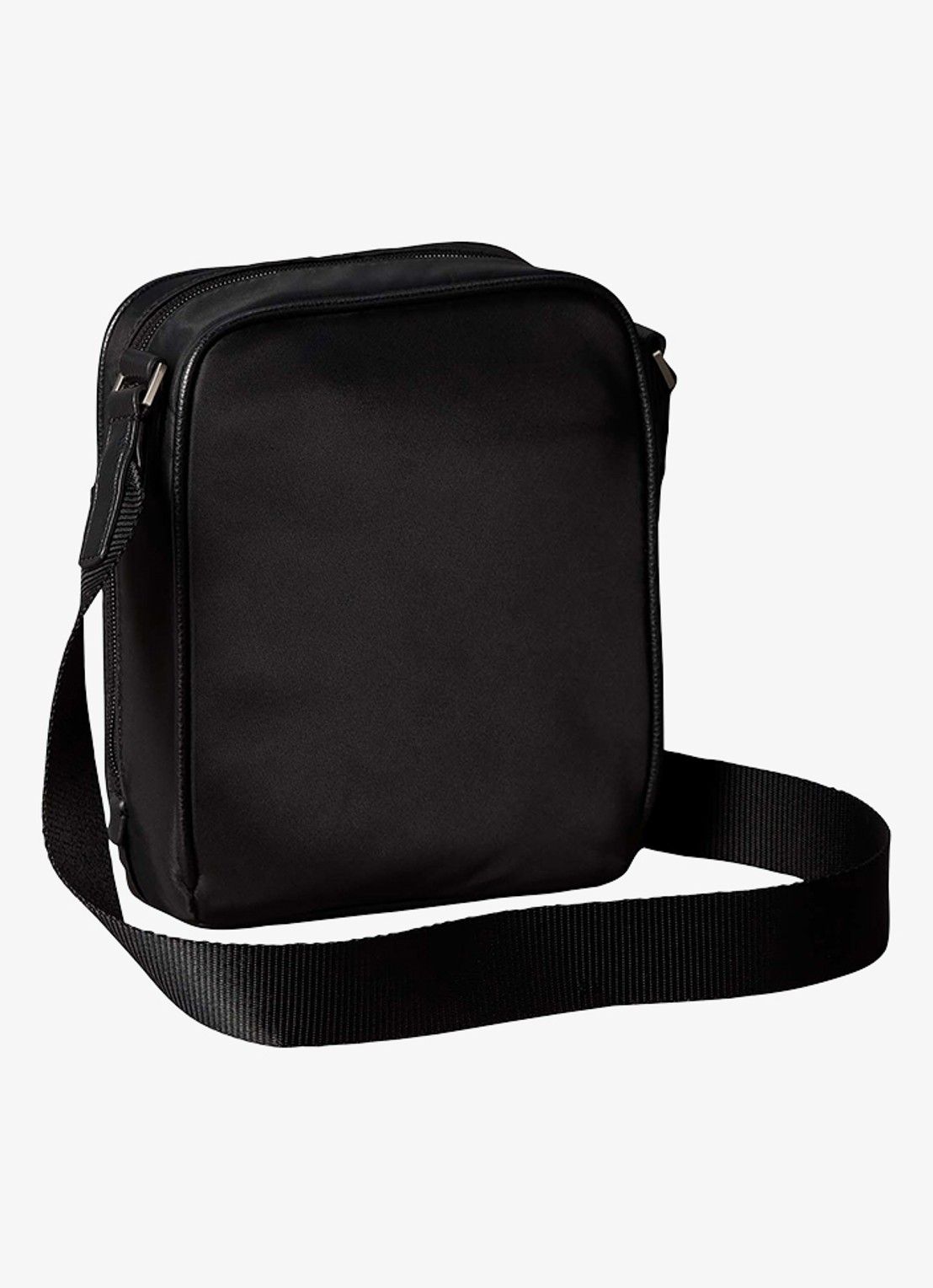 Calvin Klein Crossbodytas met logo - achterkant 4 zwart