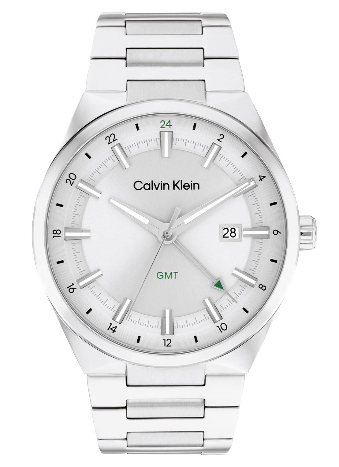 Calvin Klein Distinguish horloge CK25200489 - voorkant zilver