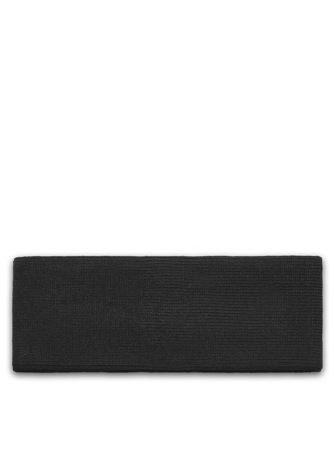 Calvin Klein Fijngebreide haarband met logo - achterkant 3 zwart