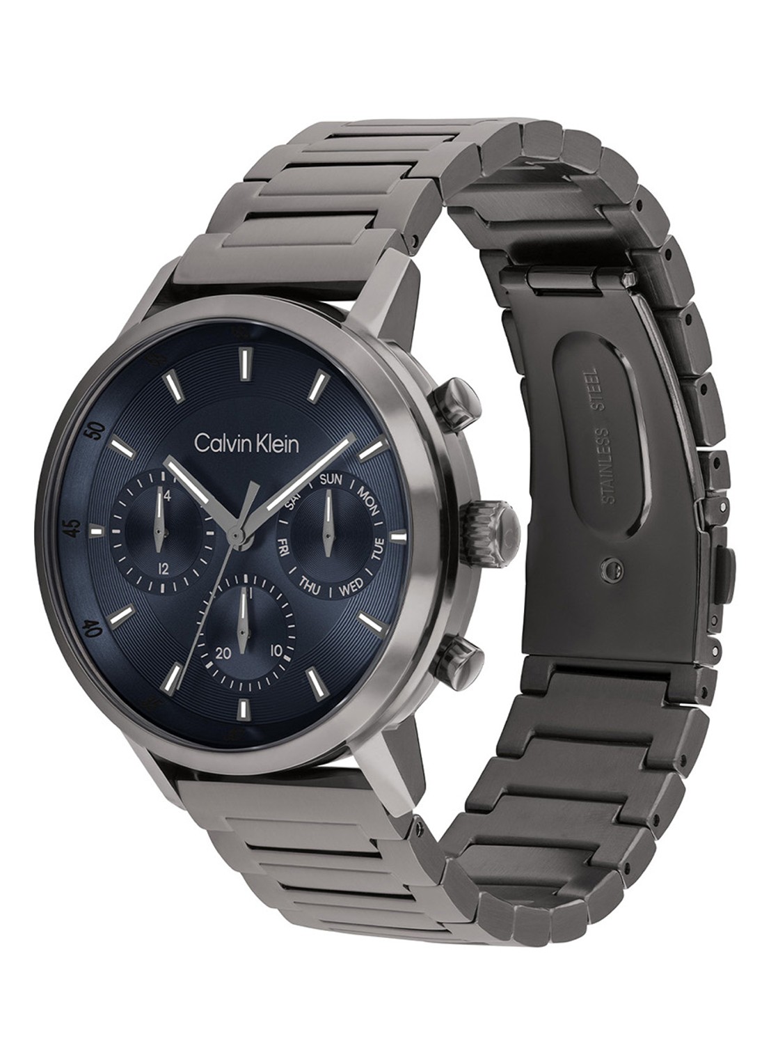 Calvin Klein Gauge horloge CK25200495 - detail 3 antraciet