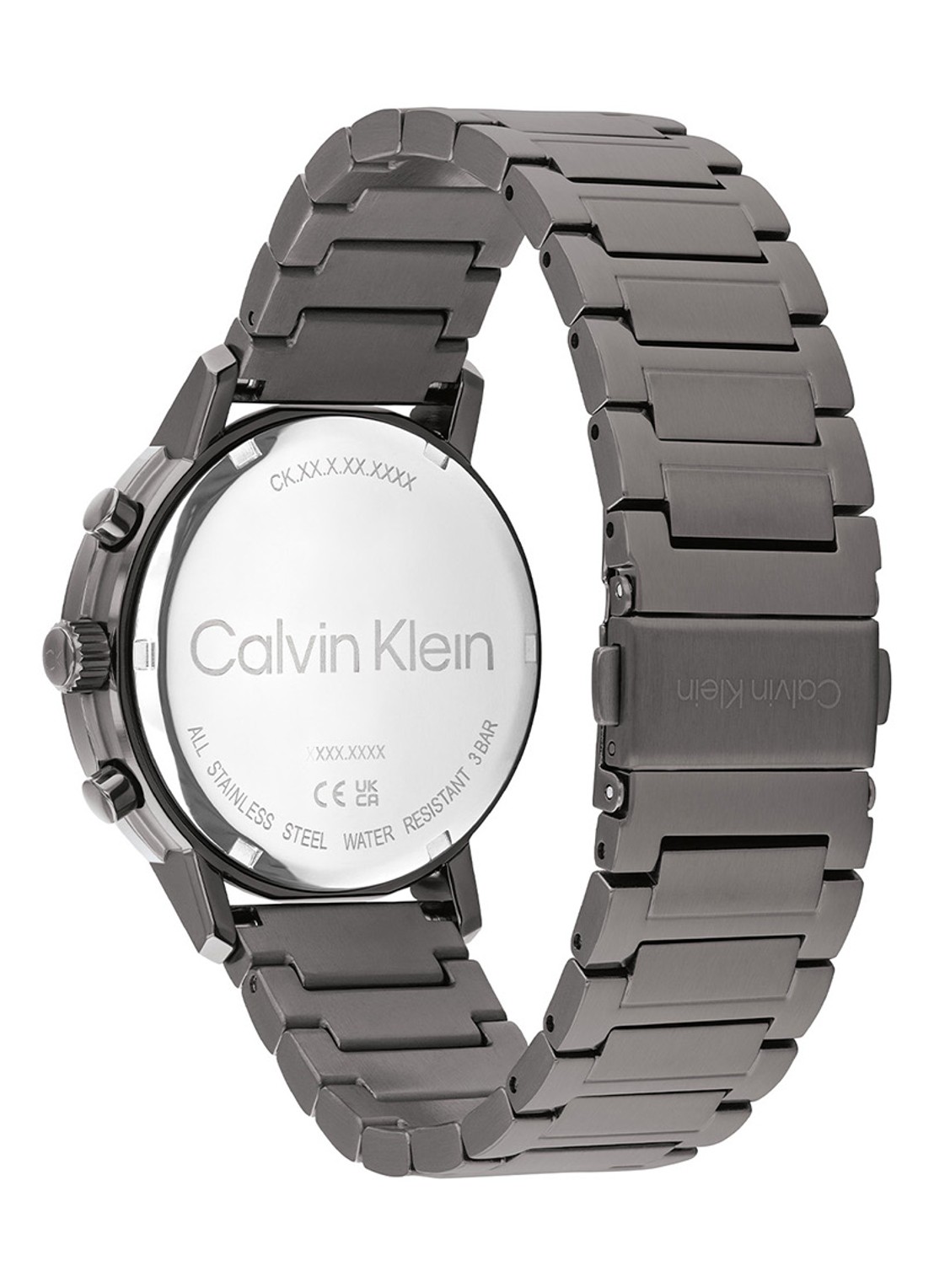 Calvin Klein Gauge horloge CK25200495 - detail 4 antraciet
