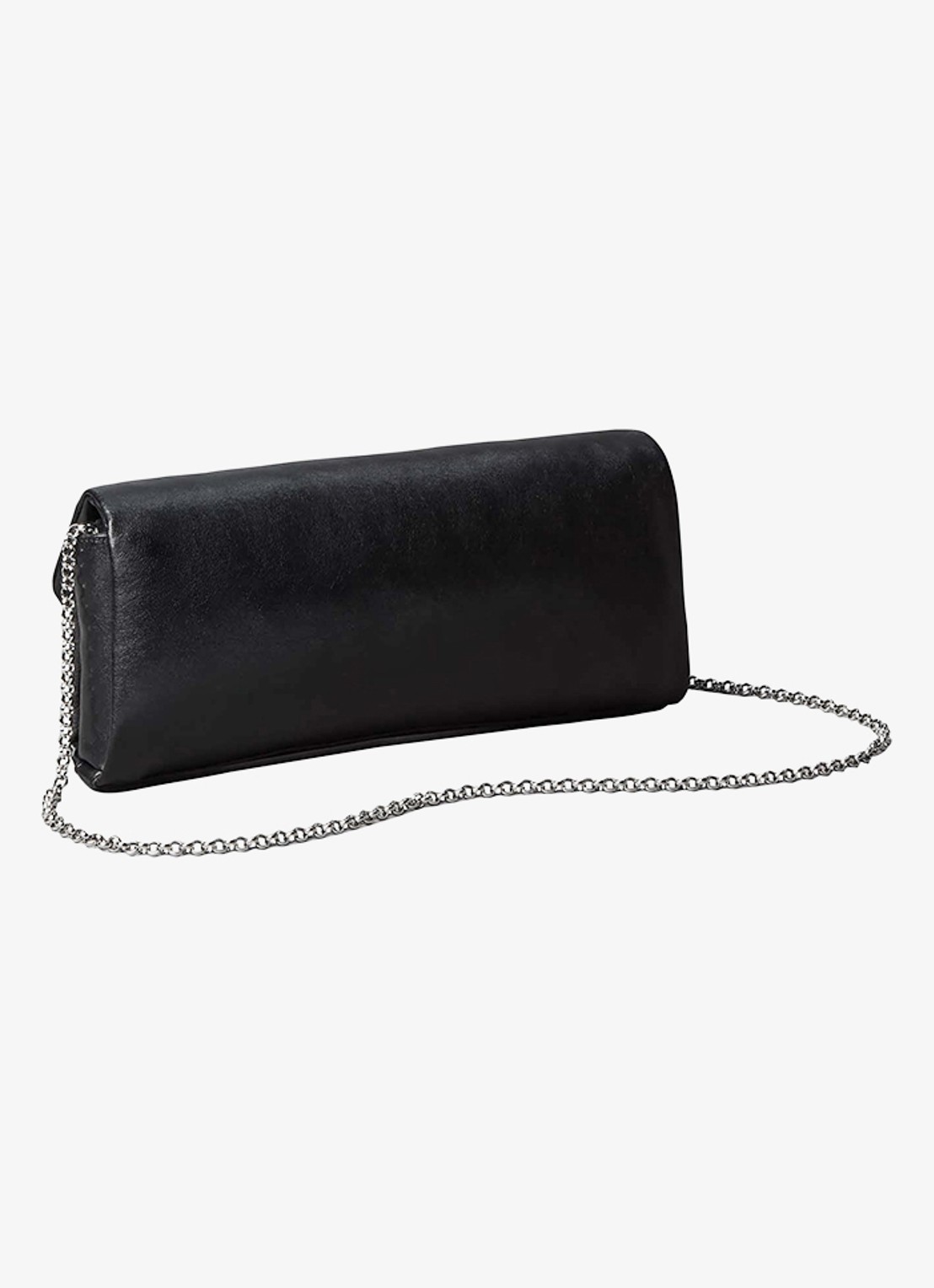 Calvin Klein Gewatteerde clutch met verstelbare schouderriem  - achterkant 3 zwart