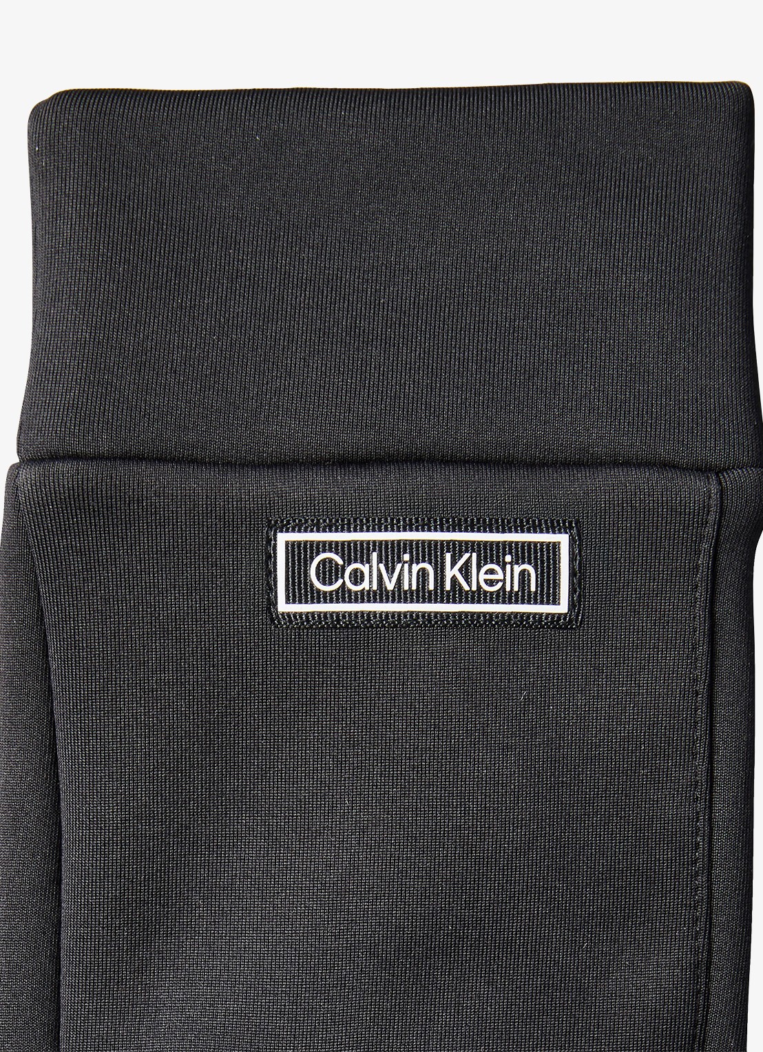 Calvin Klein Handschoenen met logo - detail 2 zwart