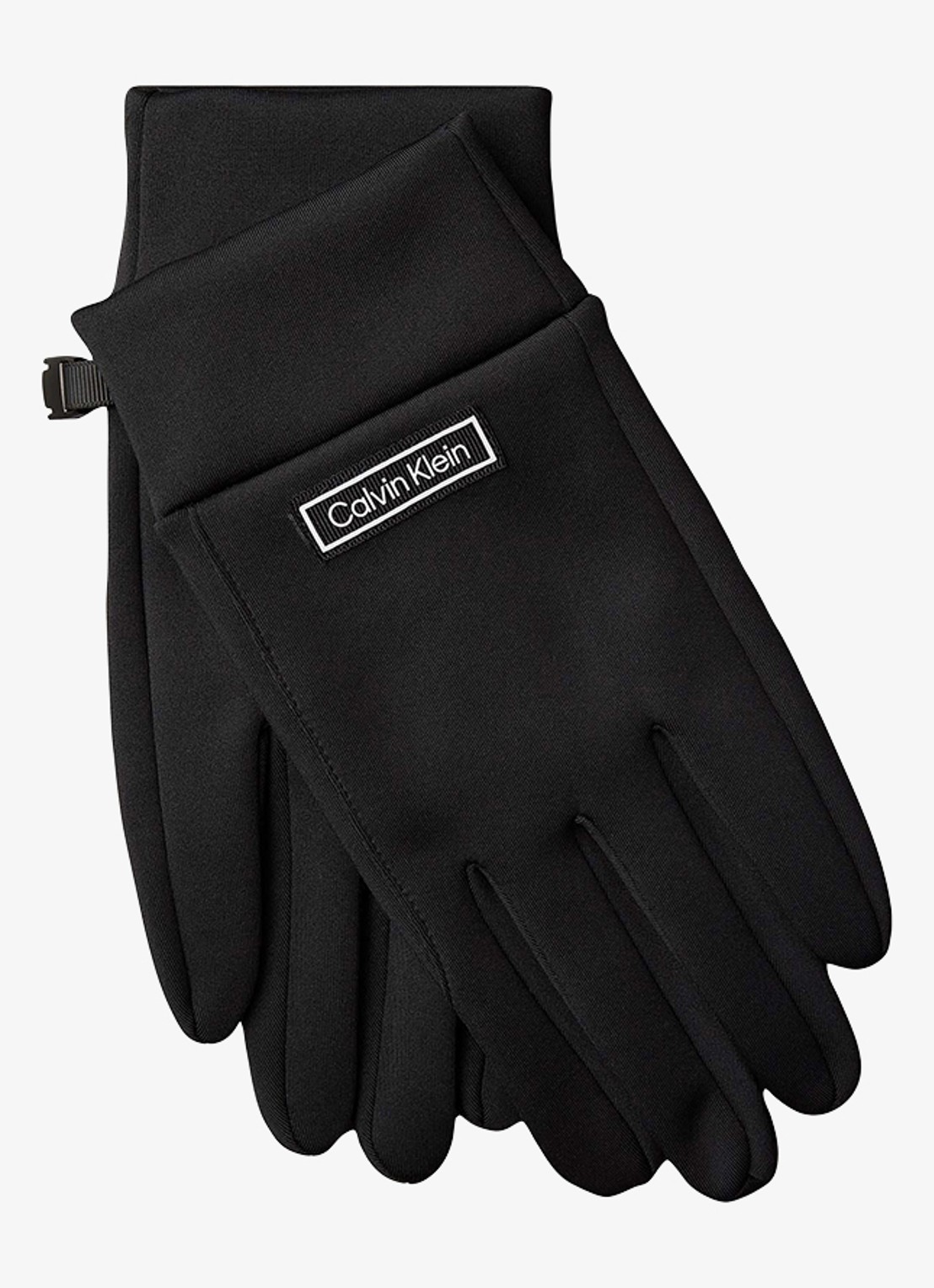 Calvin Klein Handschoenen met logo - detail 3 zwart