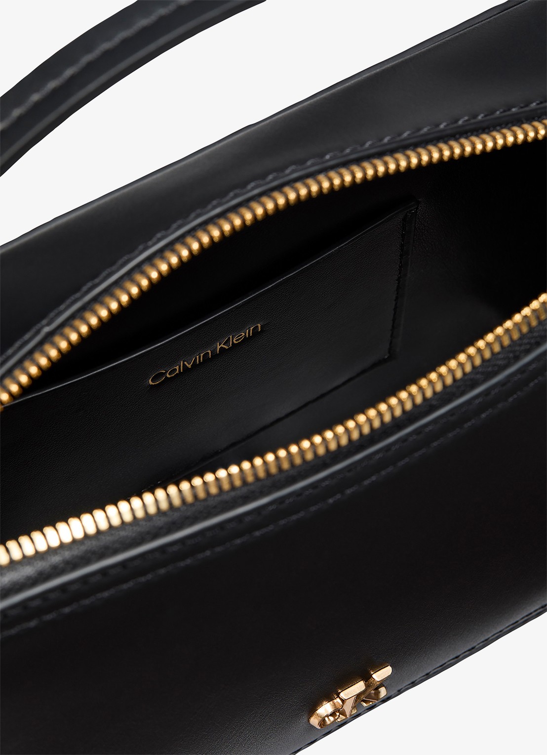 Calvin Klein Handtas met logo - detail 2 zwart