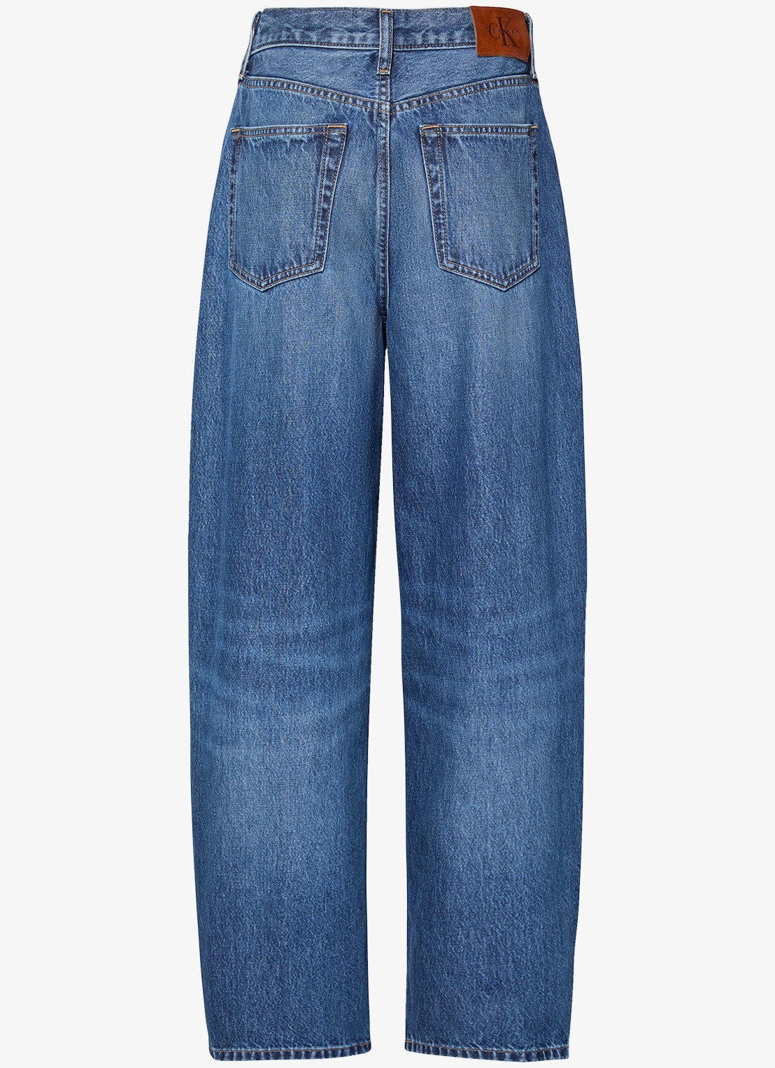 Calvin Klein High waist mom jeans met medium wassing - achterkant 2 indigo
