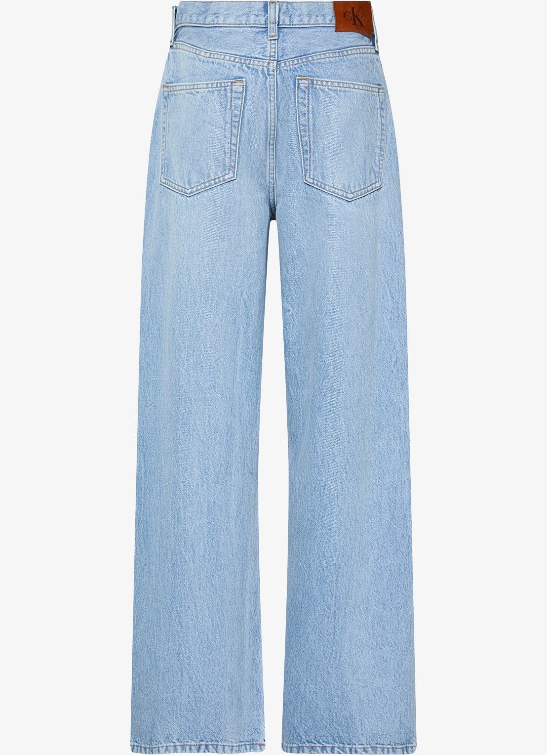 Calvin Klein High waist wide leg jeans - achterkant 3 sage stone-rjk