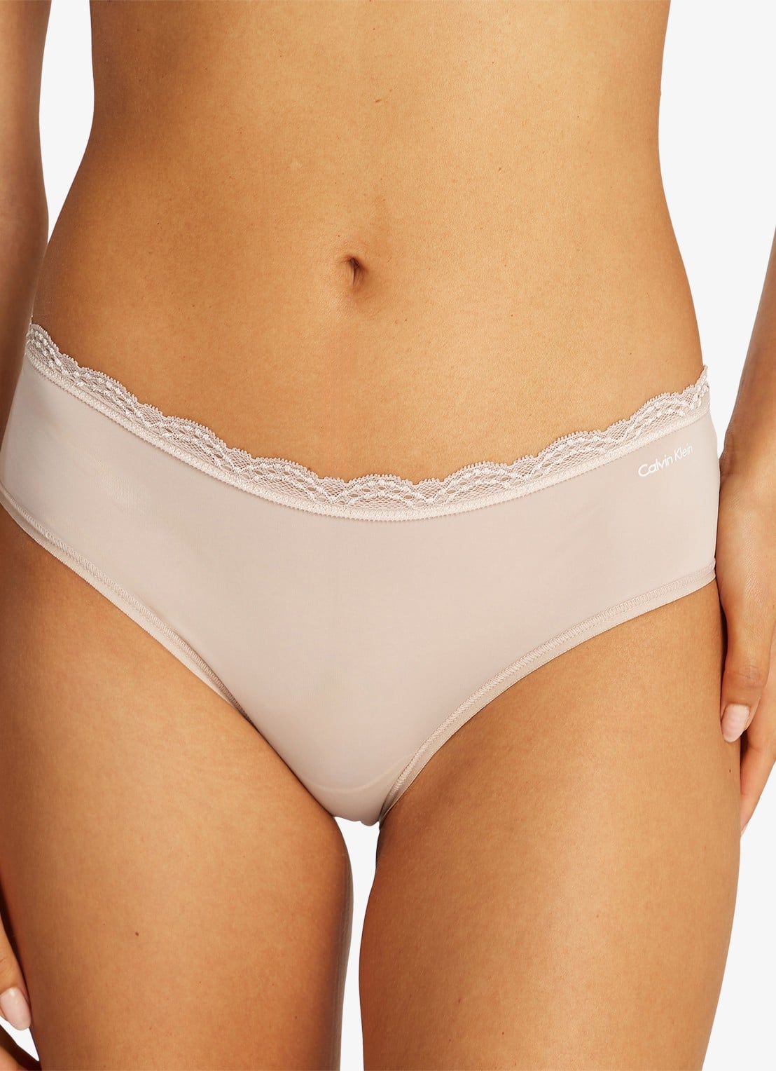 Calvin Klein Hipster met logo - detail 7 beige