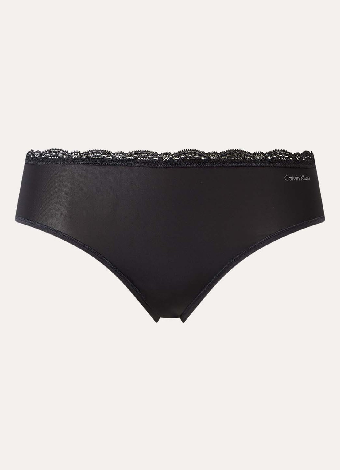 Calvin Klein Hipster met logo - voorkant 9 zwart