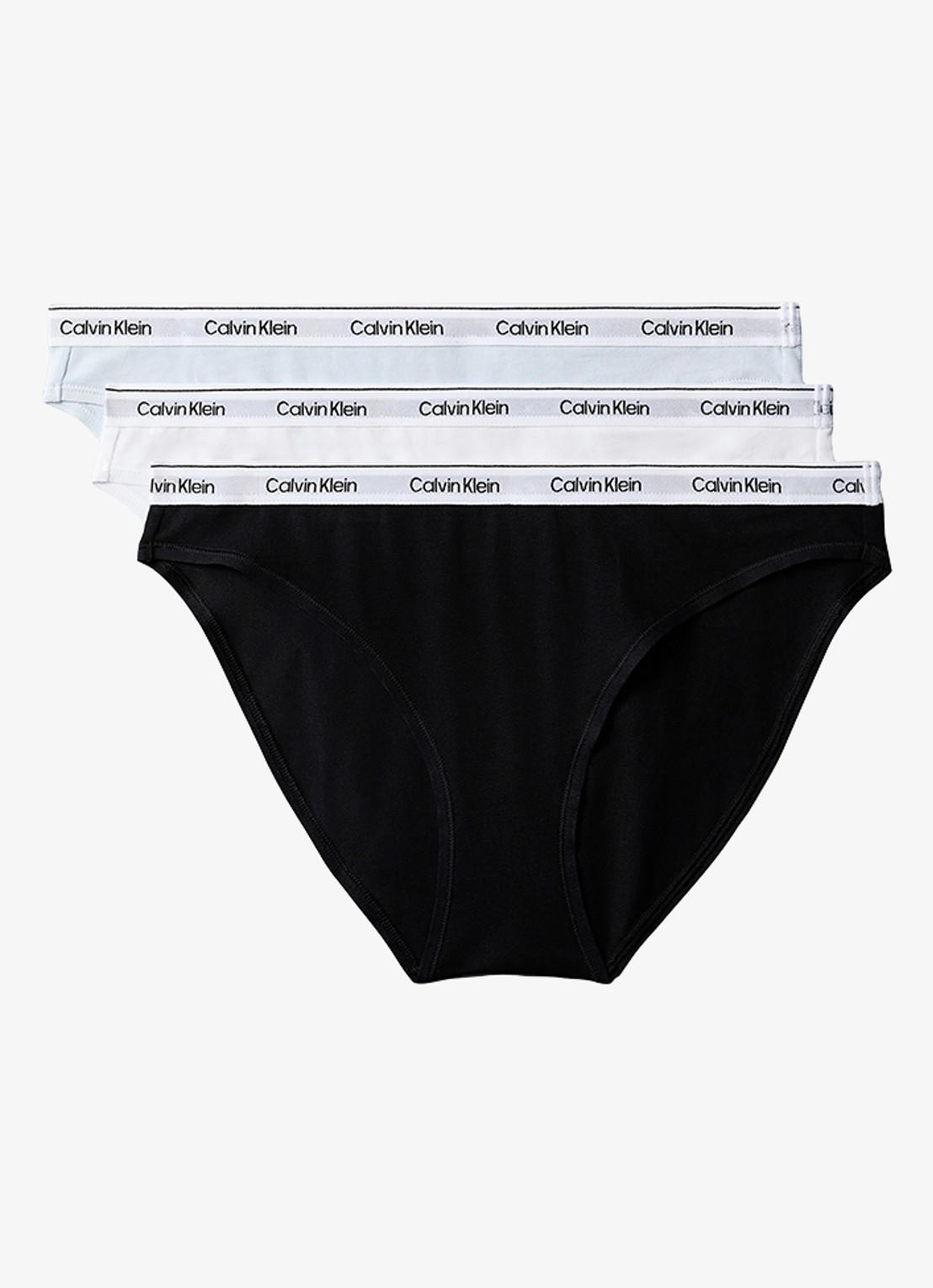Calvin Klein Hipster met logoband in 3-pack - voorkant 5 multicolor