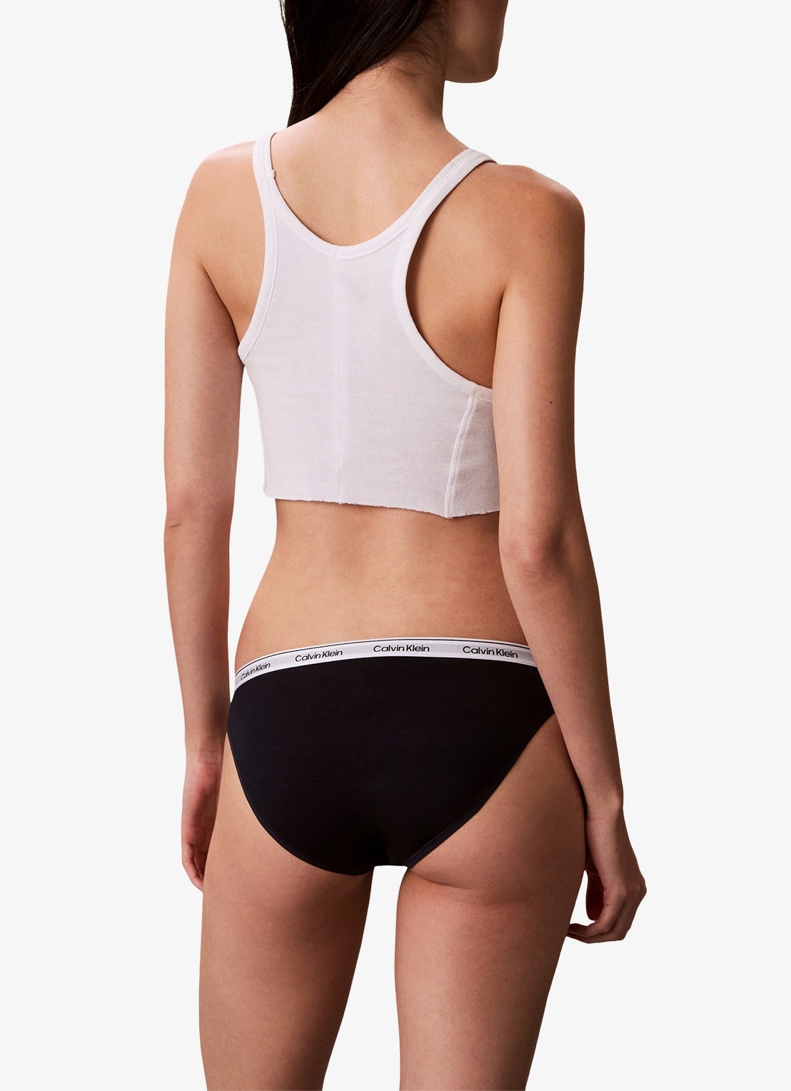 Calvin Klein Hipster met logoband in 5-pack - achterkant 5 blauw