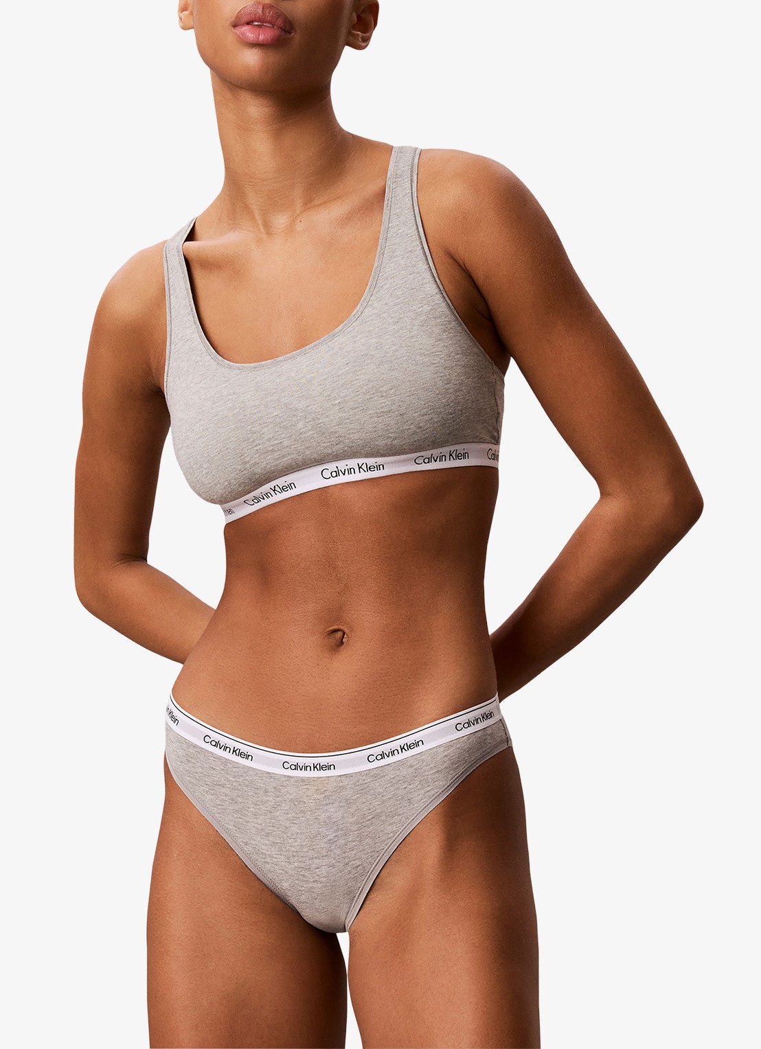 Calvin Klein Hipster met logoband in 5-pack - detail roze