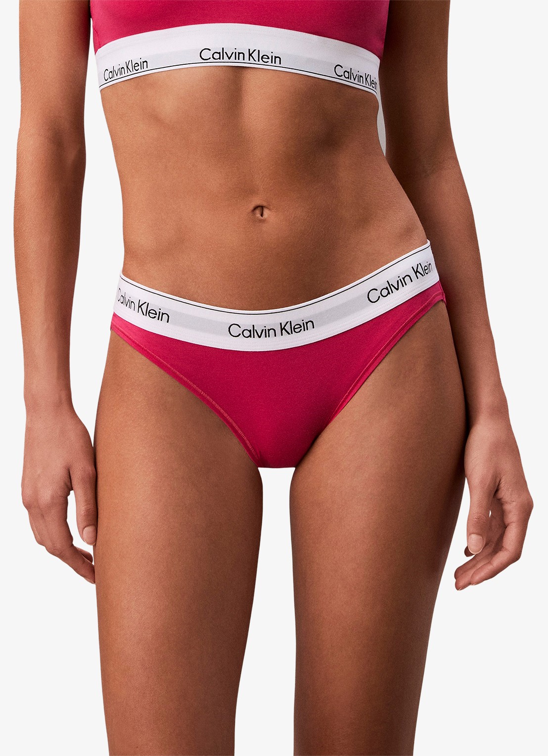 Calvin Klein Hipster met logoband - detail vibrant pink-245