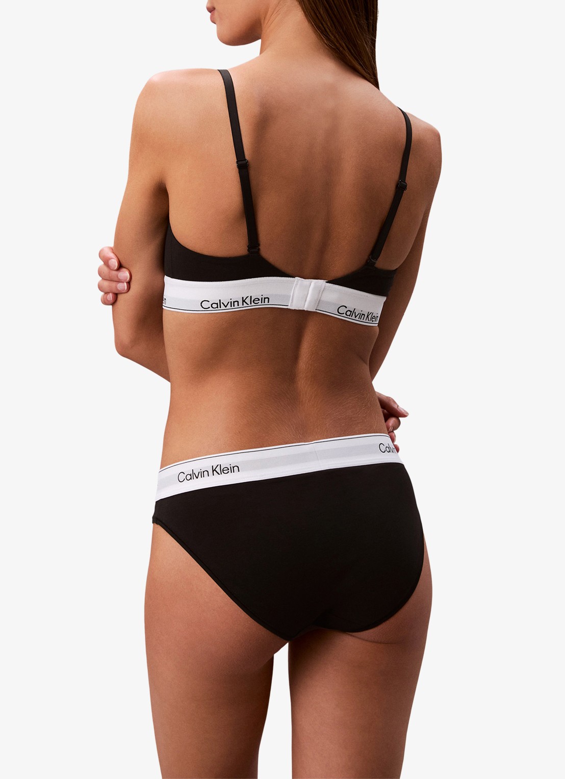 Calvin Klein Hipster met logoband - achterkant 3 zwart