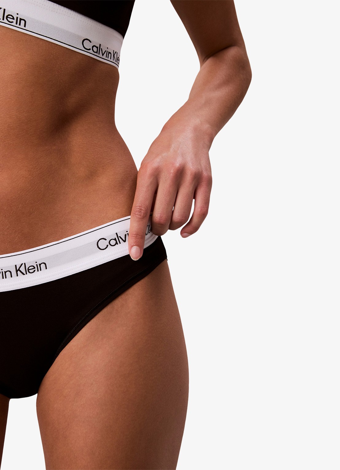 Calvin Klein Hipster met logoband - detail 5 zwart
