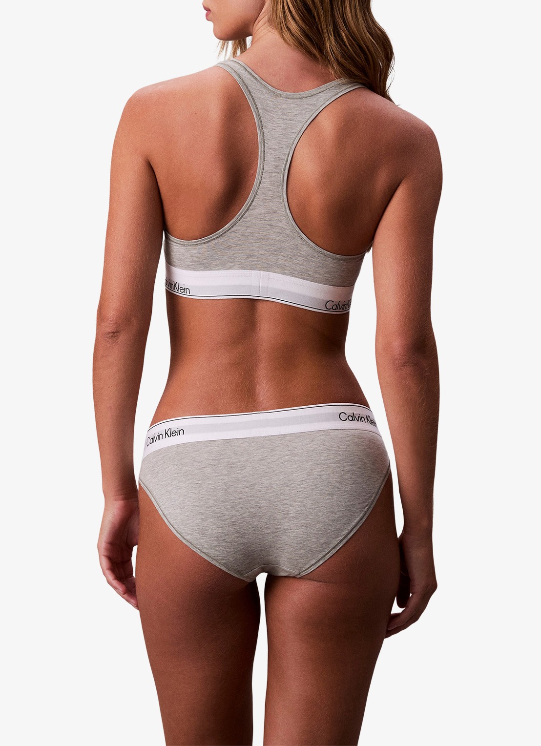 Calvin Klein Hipster met logoband - achterkant 6 grey heather-p7a