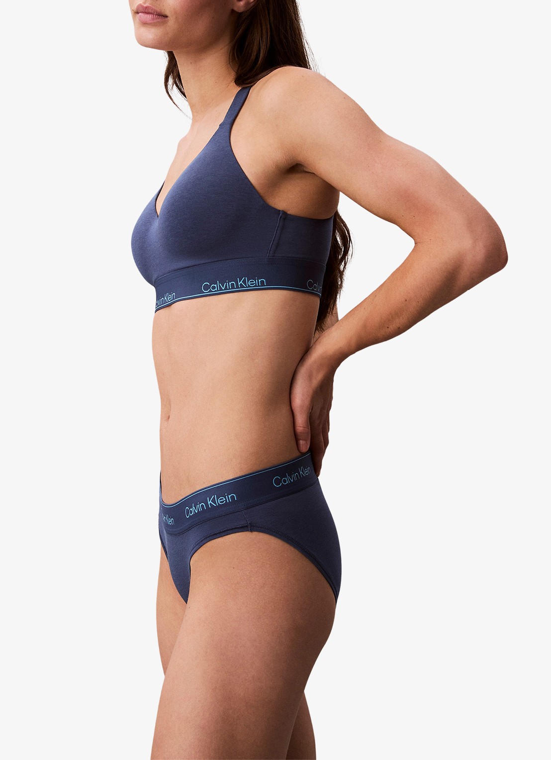 Calvin Klein Hipster met logoband - detail 6 blauw