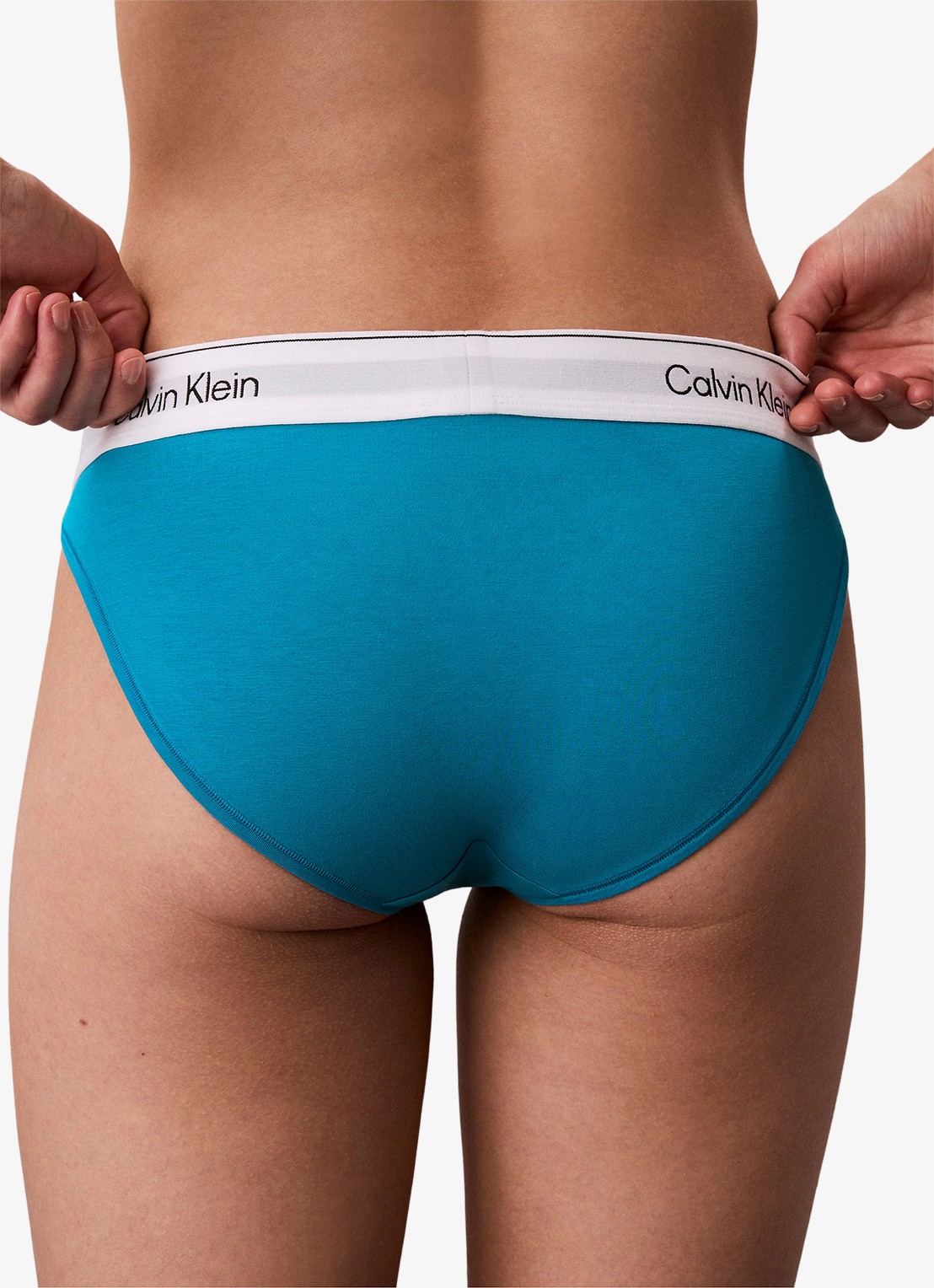 Calvin Klein Hipster met logoband - detail 4 teal breeze-ytm