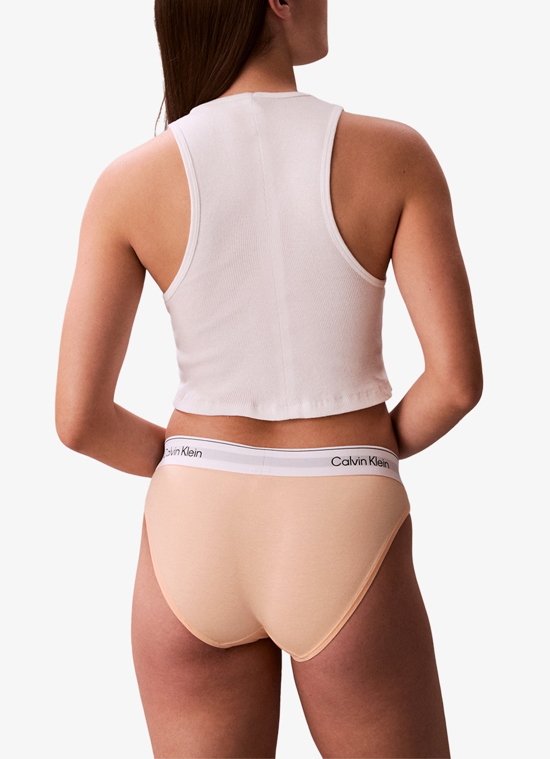Calvin Klein Hipster met logoband - achterkant 3 peach bliss