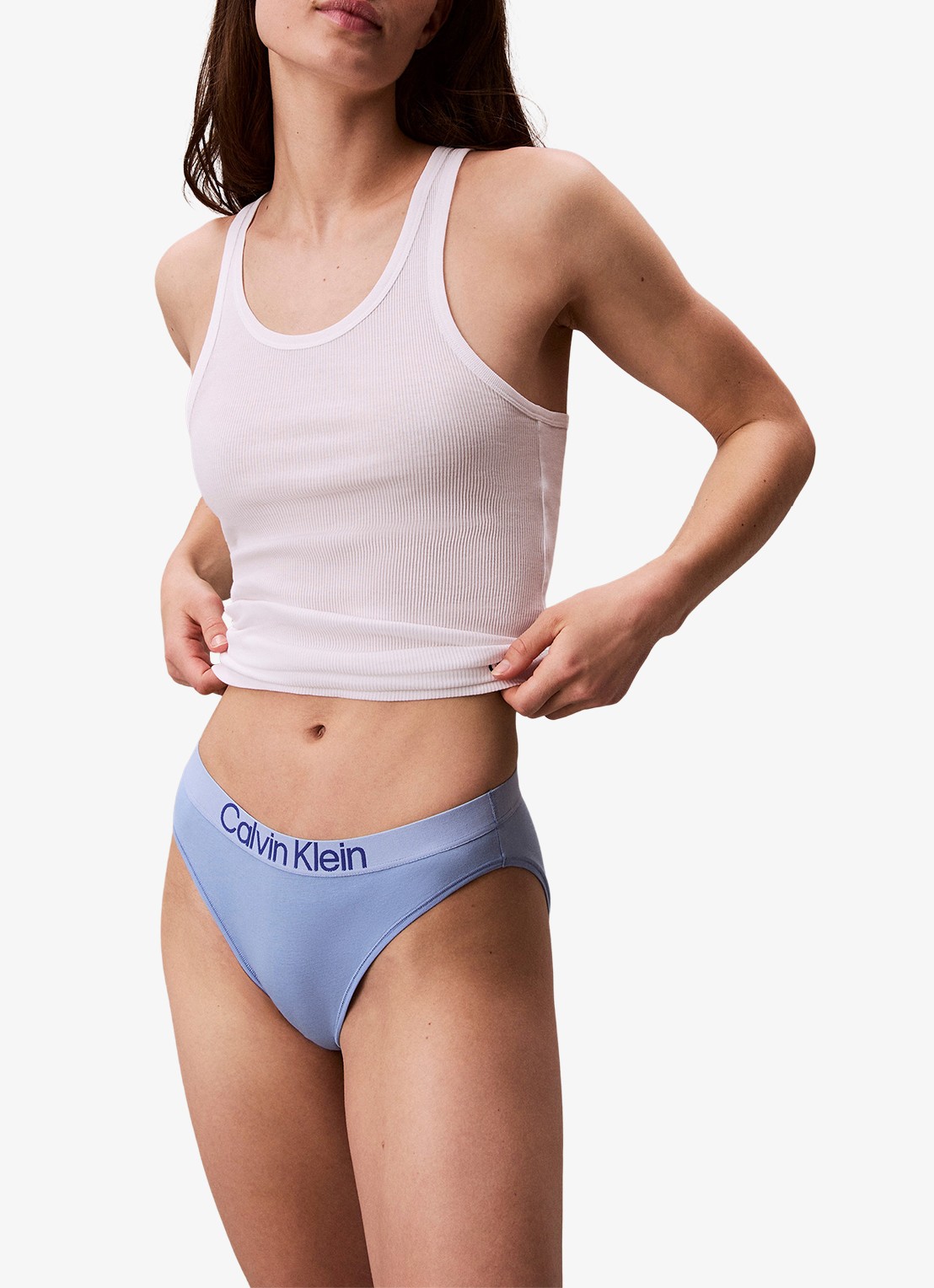 Calvin Klein Hipster met logoband - detail 4 blauw