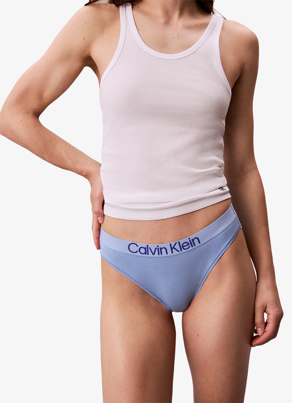 Calvin Klein Hipster met logoband - detail 6 blauw