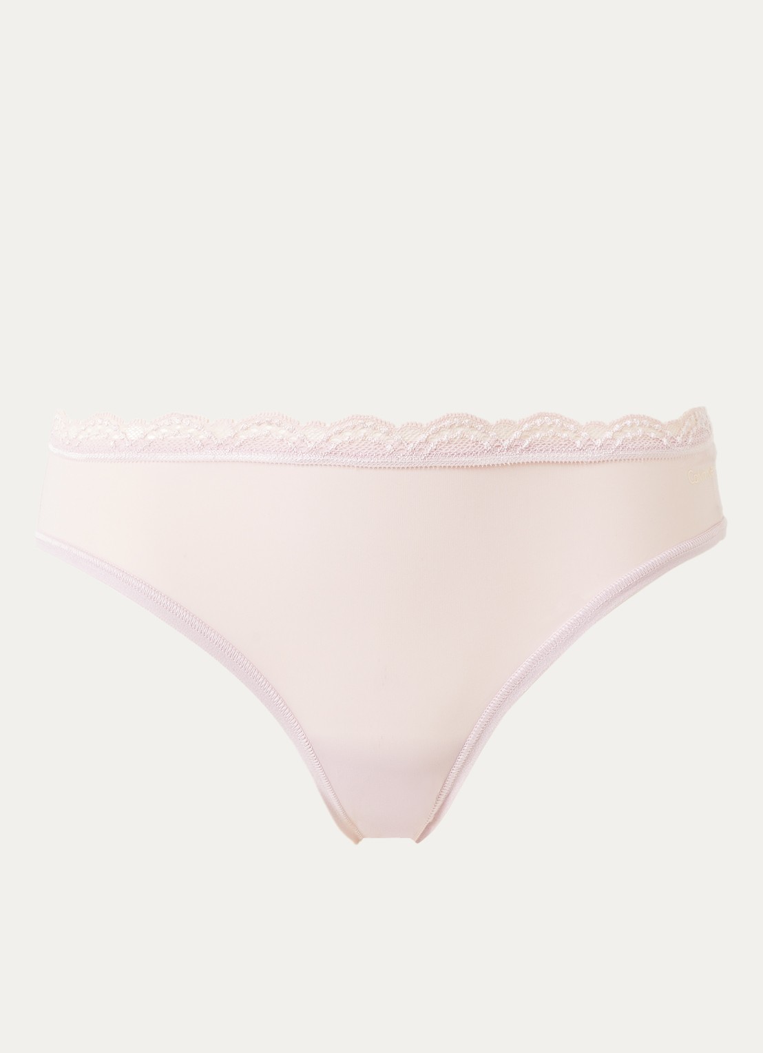 Calvin Klein Hipster met mesh - voorkant geel