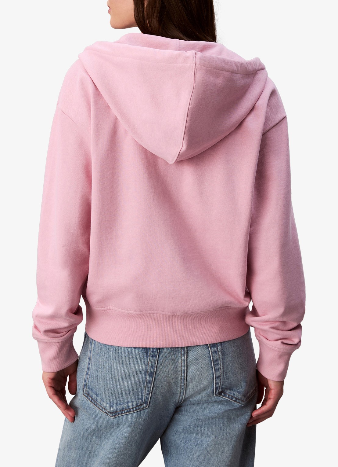 Calvin Klein Hoodie met logo - achterkant 6 roze