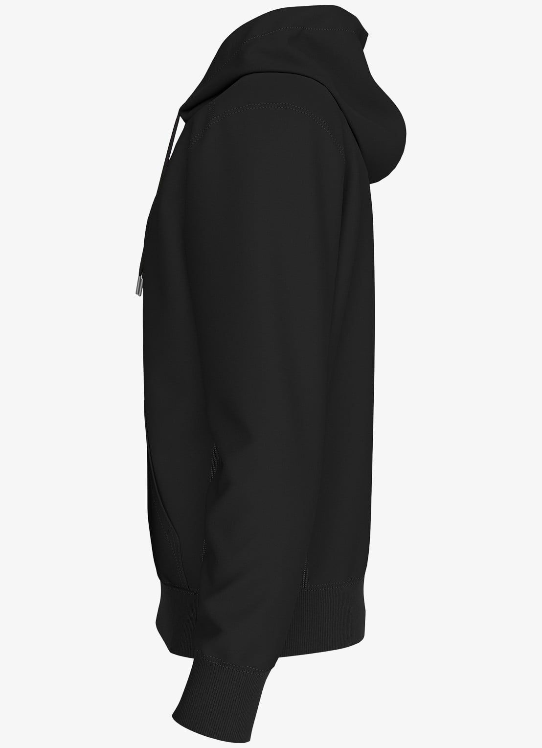 Calvin Klein Hoodie met logoborduring - detail 4 zwart