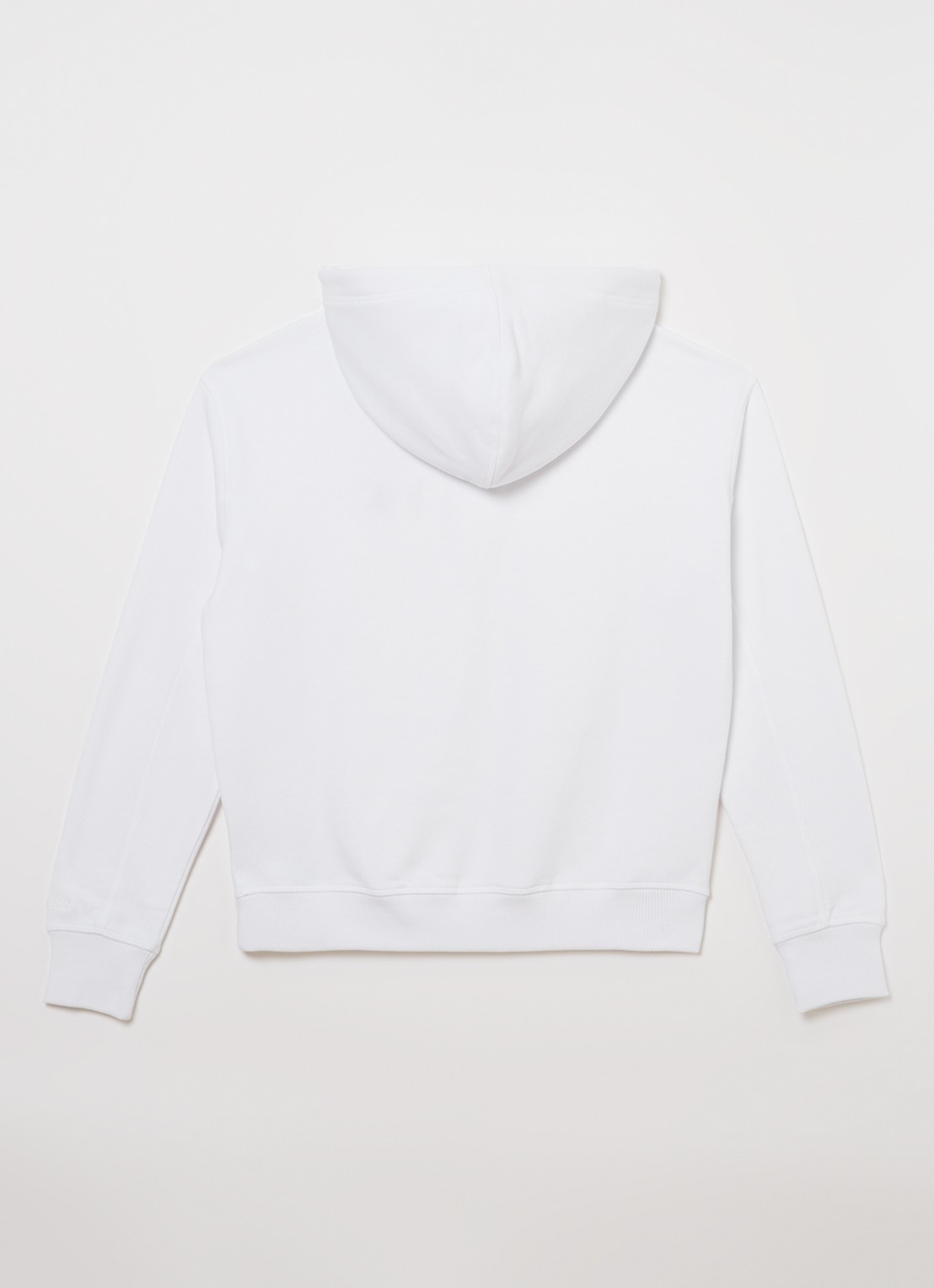 Calvin Klein Hoodie met logoborduring  - voorkant 3 wit