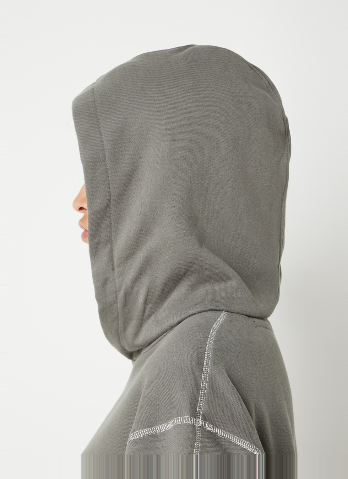 Calvin Klein Hoodie met logoborduring - detail 3 donkergrijs
