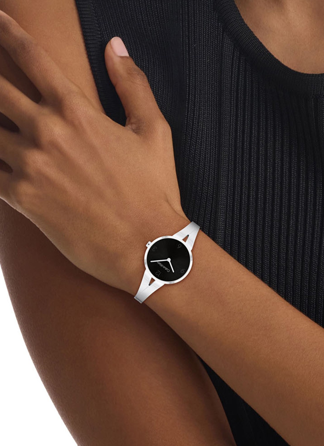Calvin Klein Horloge CK25100026 - voorkant 2 zilver