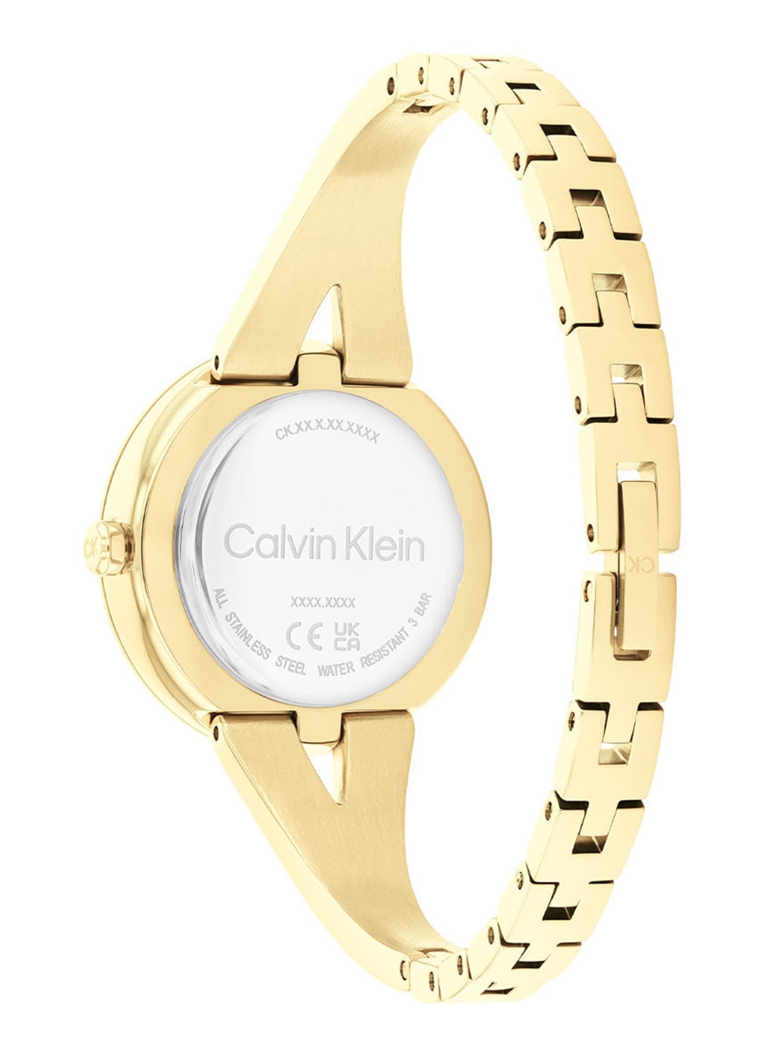 Calvin Klein Horloge CK25100027 - detail goud
