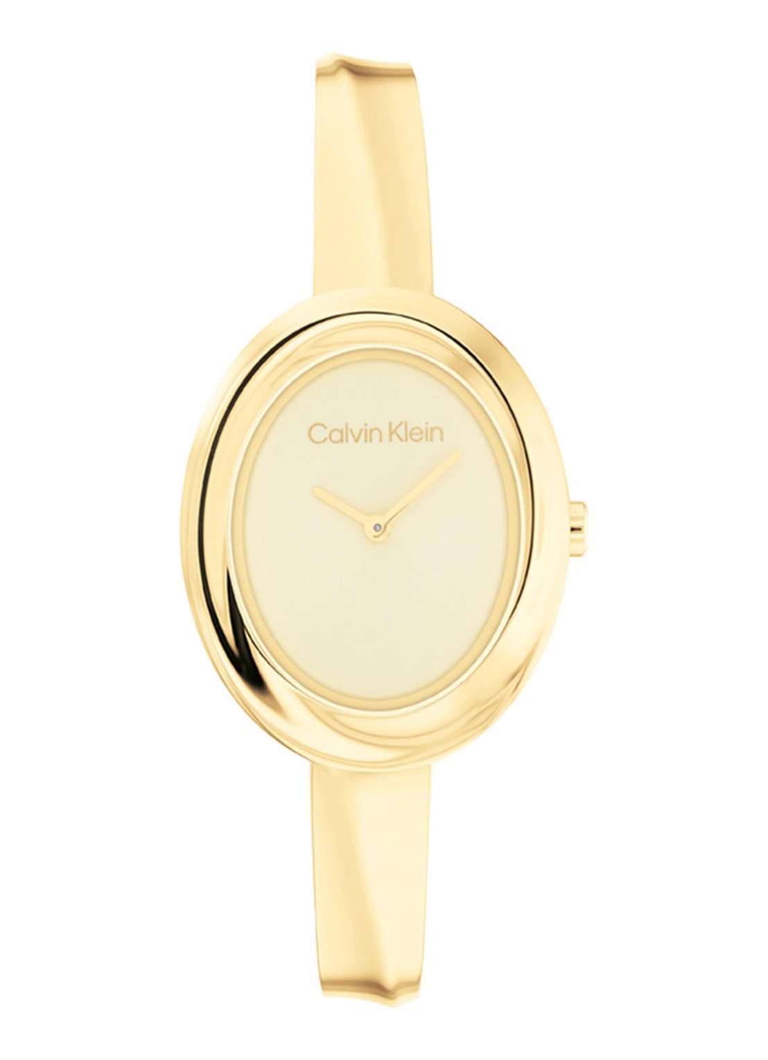 Calvin Klein Horloge CK25100056  - voorkant goud