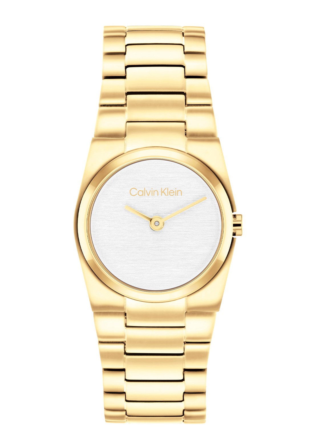 Calvin Klein Horloge CK25100122   - voorkant 3 goud