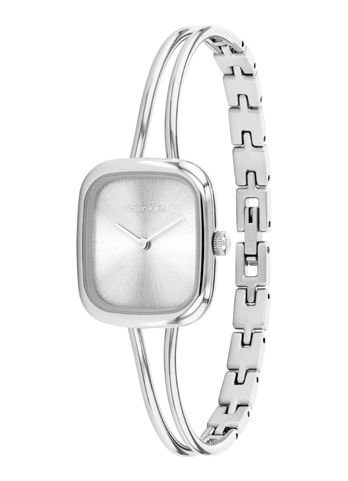 Calvin Klein Horloge CK25100131   - detail zilver