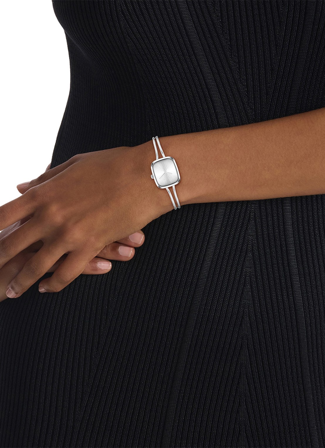 Calvin Klein Horloge CK25100131   - voorkant 4 zilver