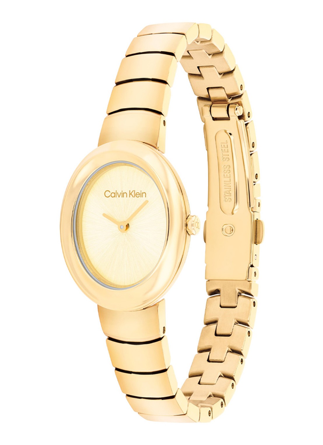 Calvin Klein Horloge CK25100147 - detail goud