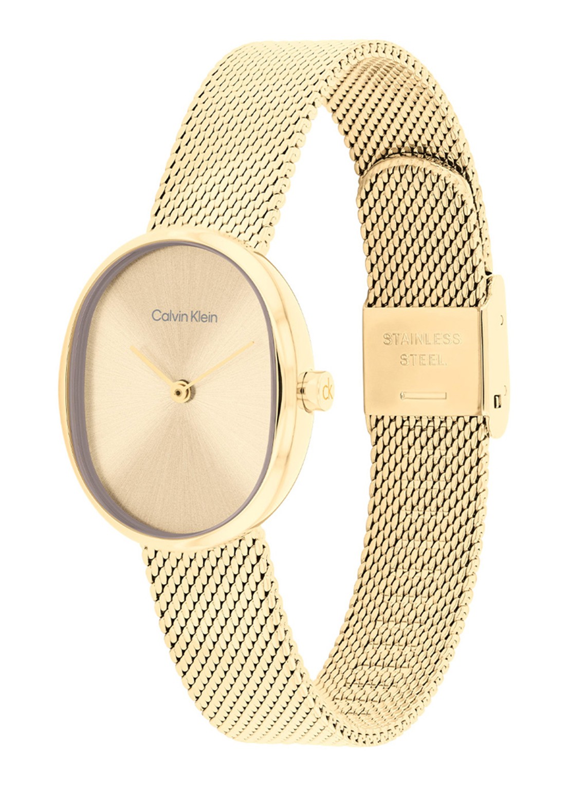 Calvin Klein Horloge CK25100174  - detail goud