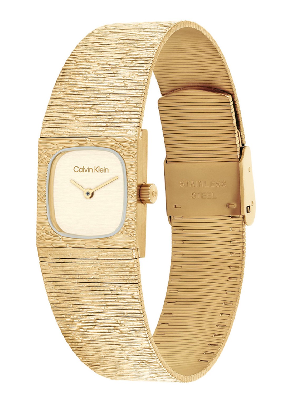 Calvin Klein Horloge CK25100178  - detail goud
